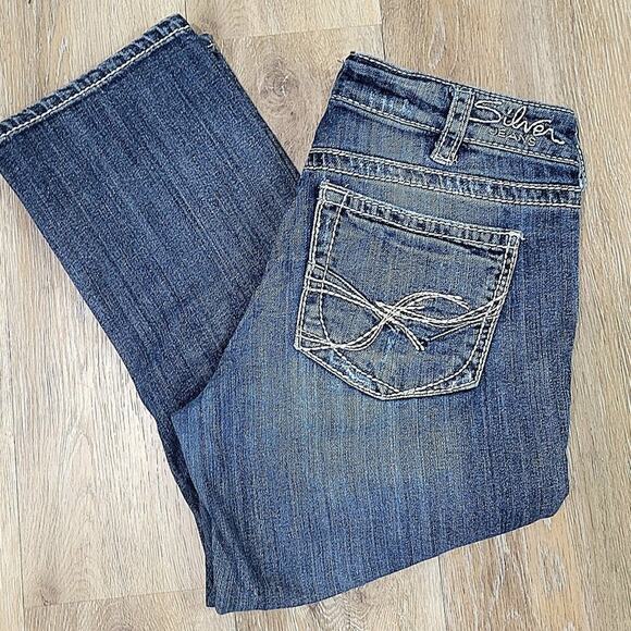 SILVER JEANS Aiko Capri Jeans Size 30 - Picture 1 of 6